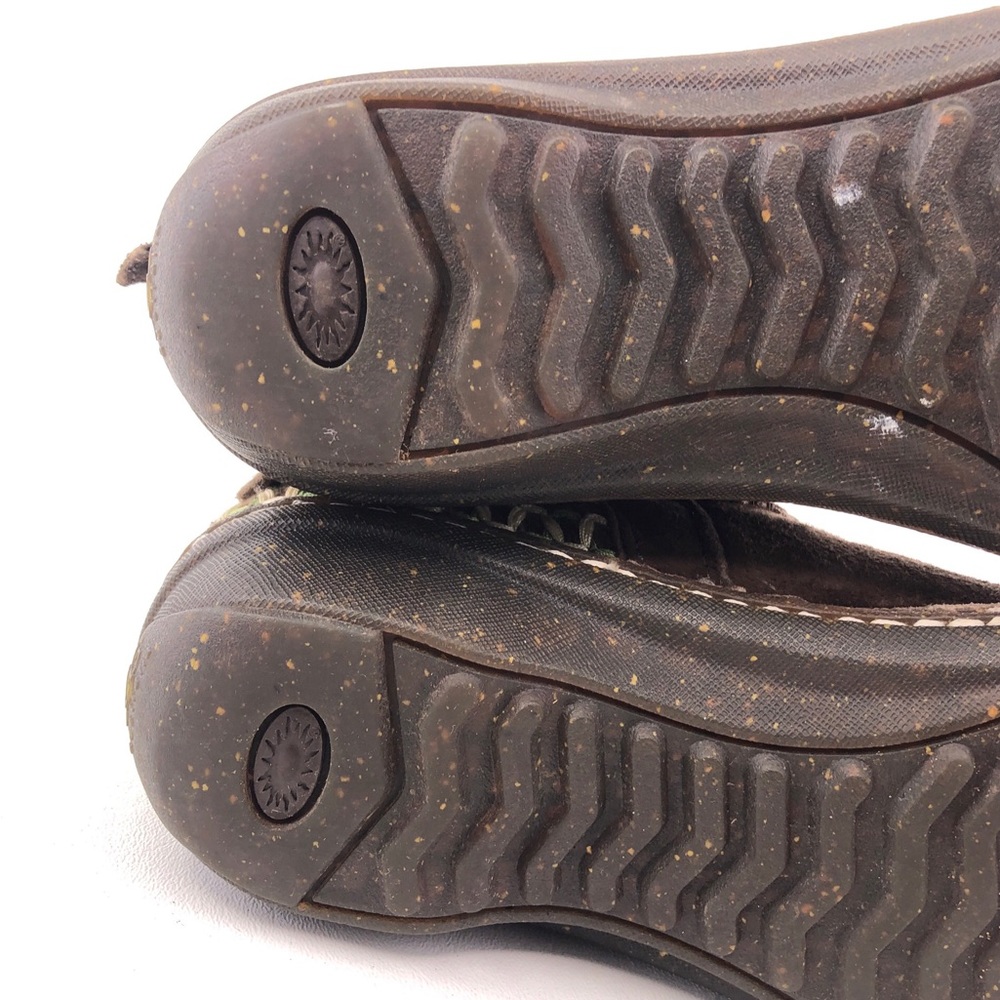 UGG Cove Brown Leather Winter Ankle Boots 7 - Picture 11 of 12